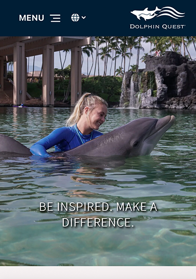 a person swimming in the water